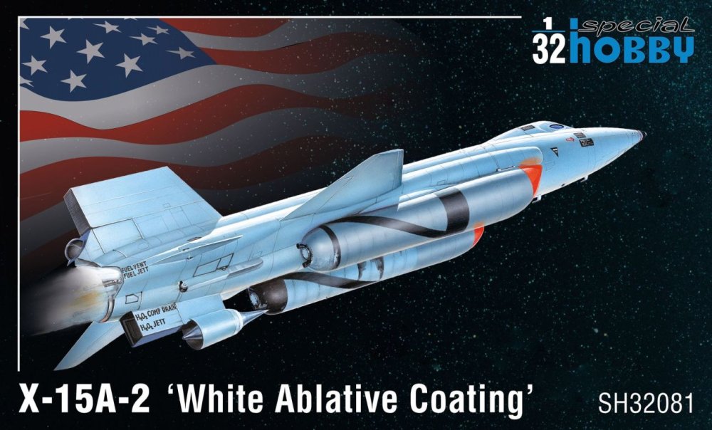 1/32 X-15A-2 'White Ablative Coating' re-issue