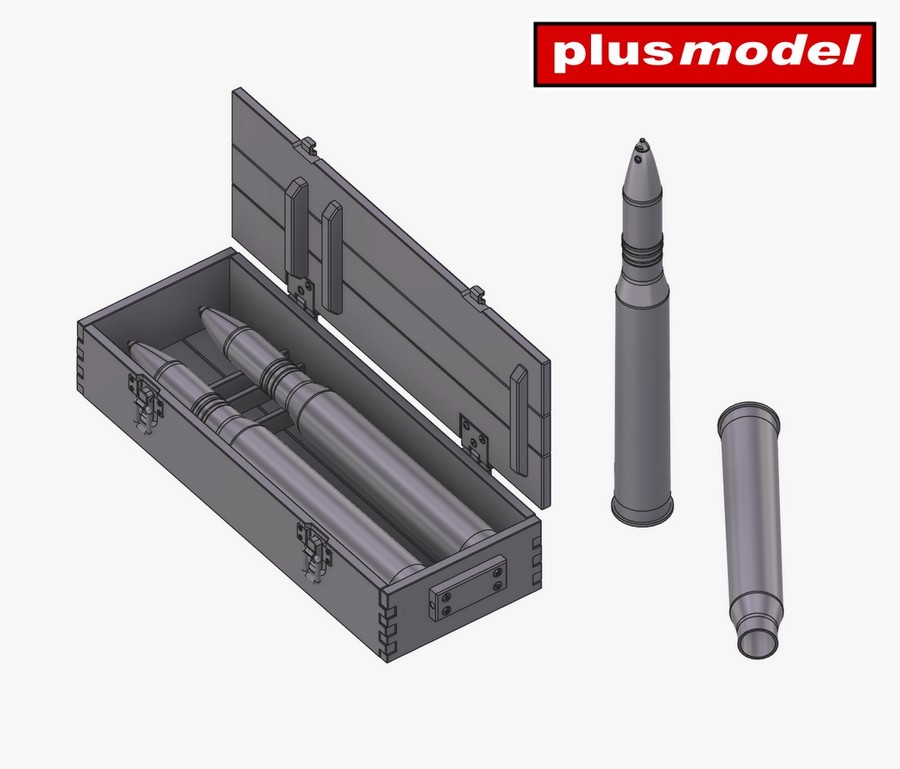 1/35 Ammunition 75mm for Panther (3D Print)