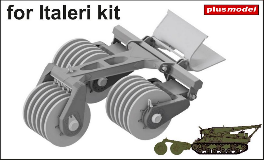 1/35 U.S. Army T1E1 Mine exploder (ITALERI)