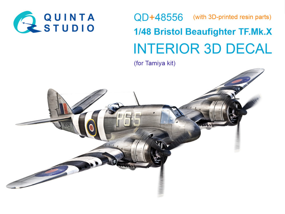 1/48 Bristol Beaufighter TF.Mk.X 3D-Print.&col.Int