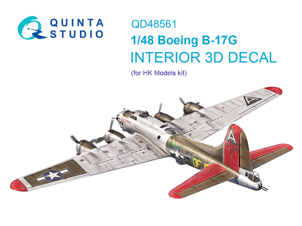 1/48 Boeing B-17G 3D-Print.&col.Interior (HKM)