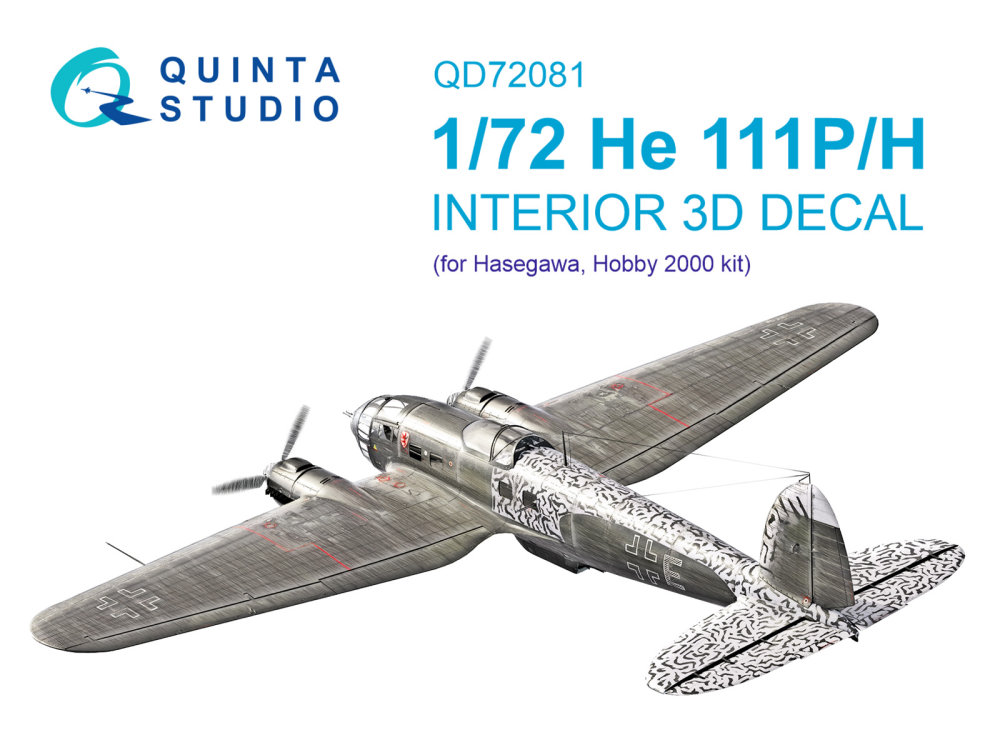 1/72 He 111 P/H 3D-Print.&col.interior (HAS)