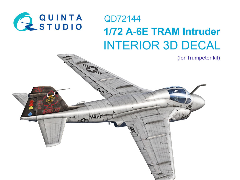 1/72 A-6E TRAM Intruder 3D-Print.&col.inter.(TRUM)