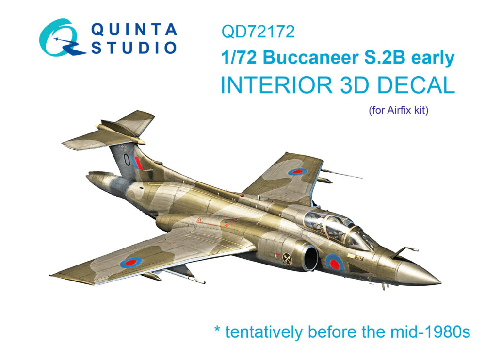 1/72 Blackburn Buccanneer S.2B Early 3D-Print.&col