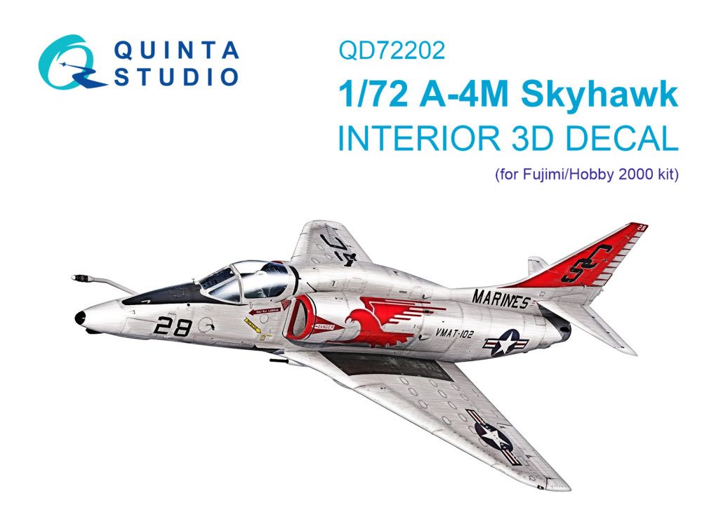 1/72 A-4M 3D-Print.&col.interior (FUJI/H.2000)