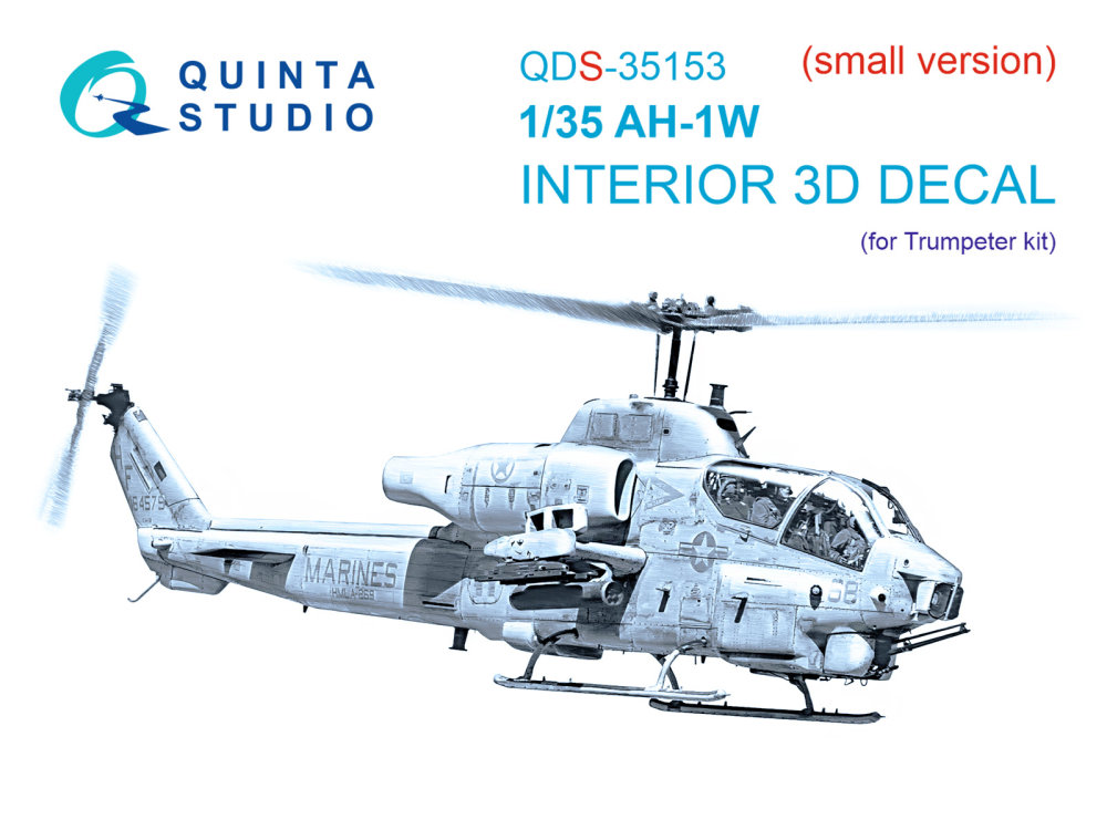 1/35 AH-1W 3D-Print.&col.interior (TRUMP)  SMALL