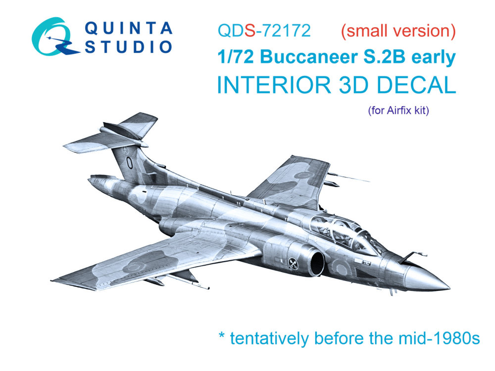 1/72 Bl.Buccanneer S.2B Early 3D-Print.&col.Inter.