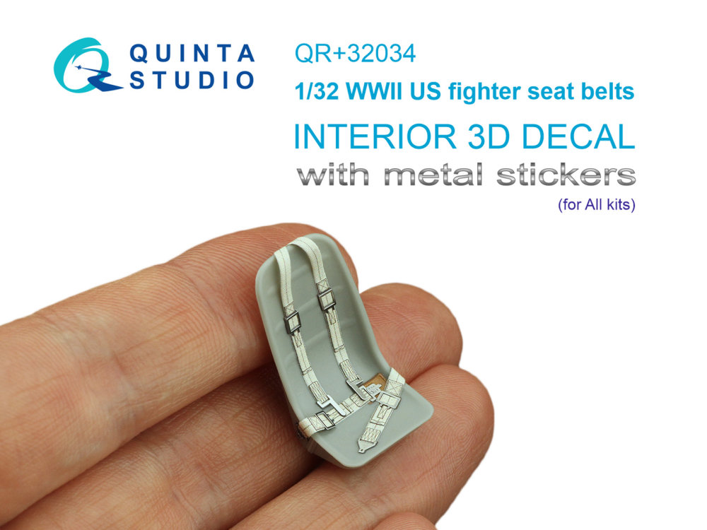 1/32 WWII US fighter seat belts (All kits)