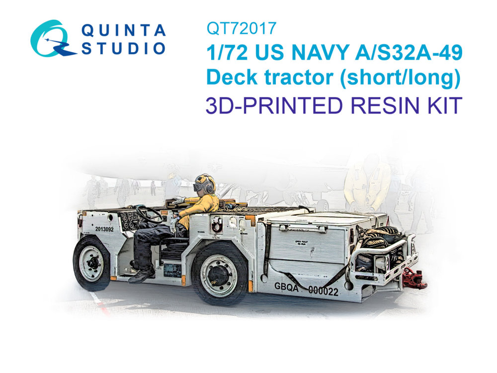 1/72 US NAVY AS32A-49 Deck tractor, short/long v.