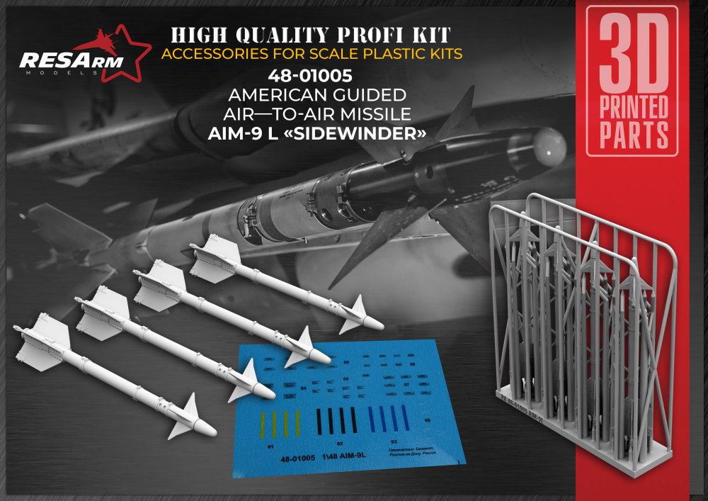 1/48 AIM-9L Sidewinder (4 pcs.)