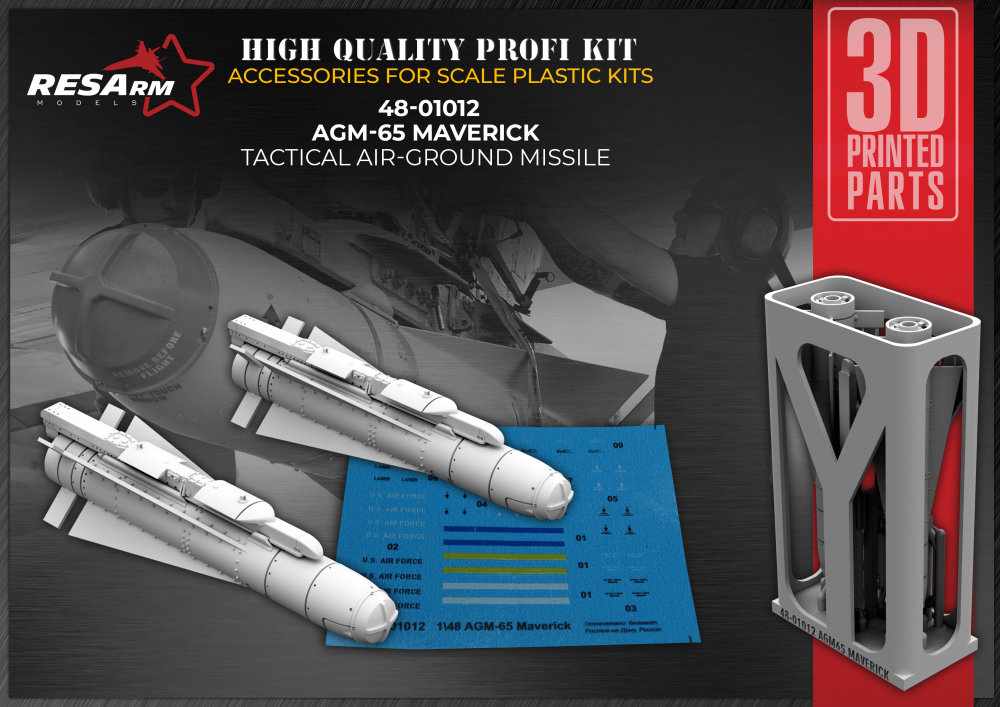 1/48 AGM-65 Maverick (2 pcs.)