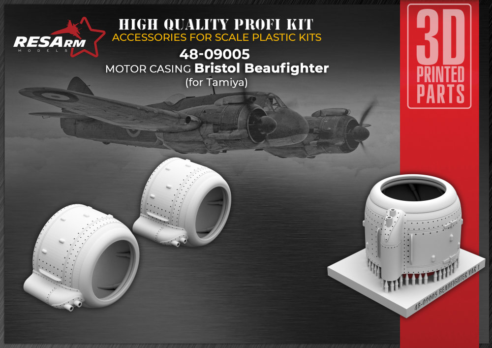 1/48 Bristol Beaufighter Engine Cover (TAM)