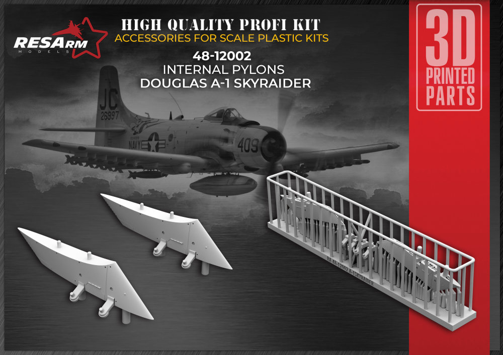 1/48 Douglas A-1 Skyraider Pylons (2 pcs.)