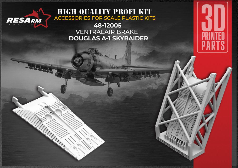1/48 Douglas A-1 Skyraider Bottom Airbrake 