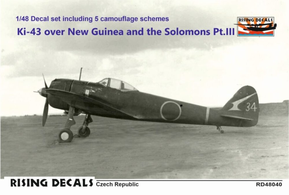 1/48 Decal Ki-43 o. New Guinea & the Solomons Pt.3