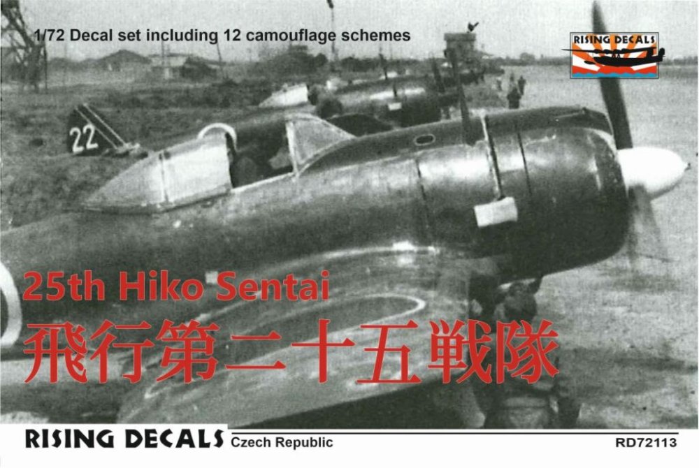 1/72 Decal 25th Hiko Sentai (12x camo)