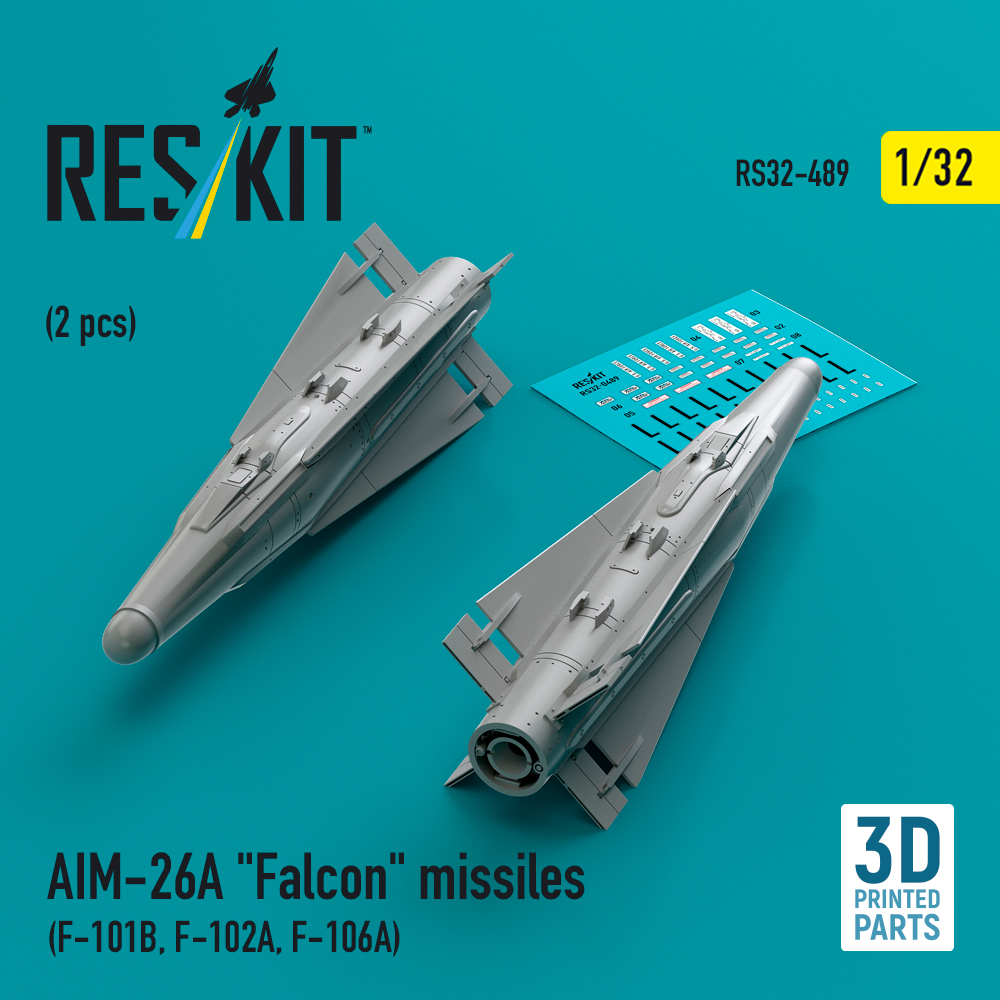 1/32 AIM-26A 'Falcon' missiles (2 pcs.)