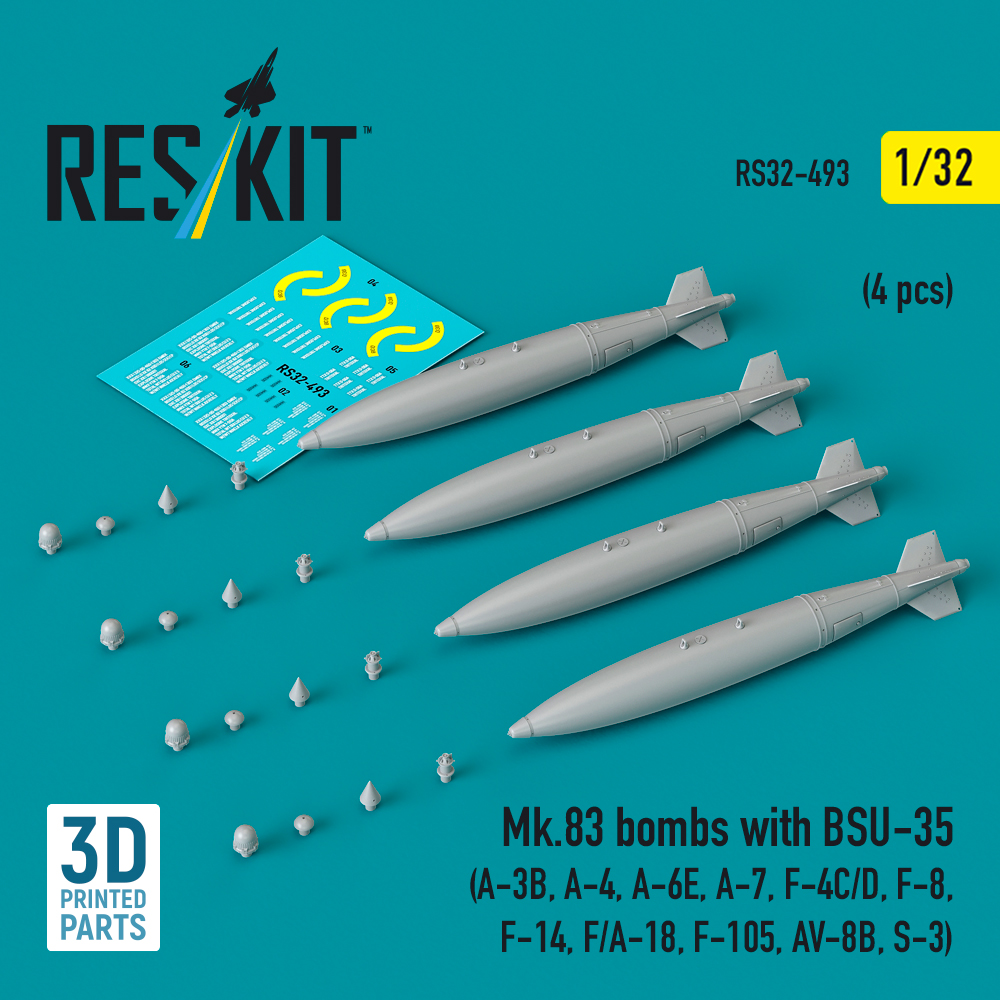 1/32 Mk.83 bombs w/ BSU-35 (4 pcs.)