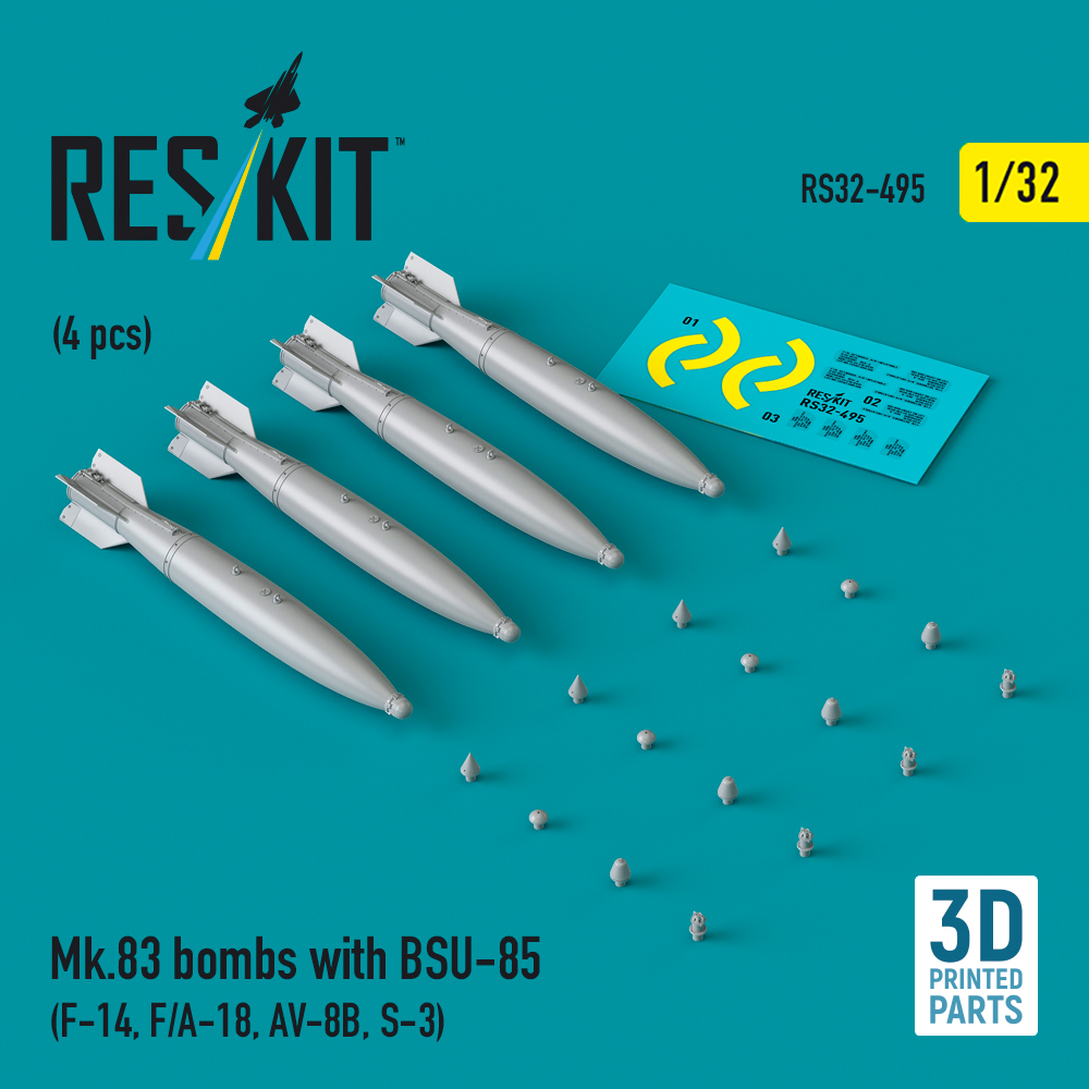 1/32 Mk.83 bombs w/ BSU-85 (4 pcs.)