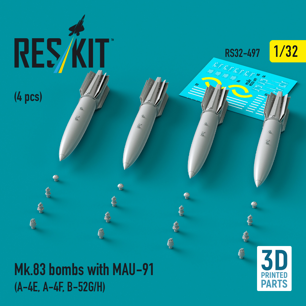 1/32 Mk.83 bombs w/ MAU-91 (4 pcs.) 