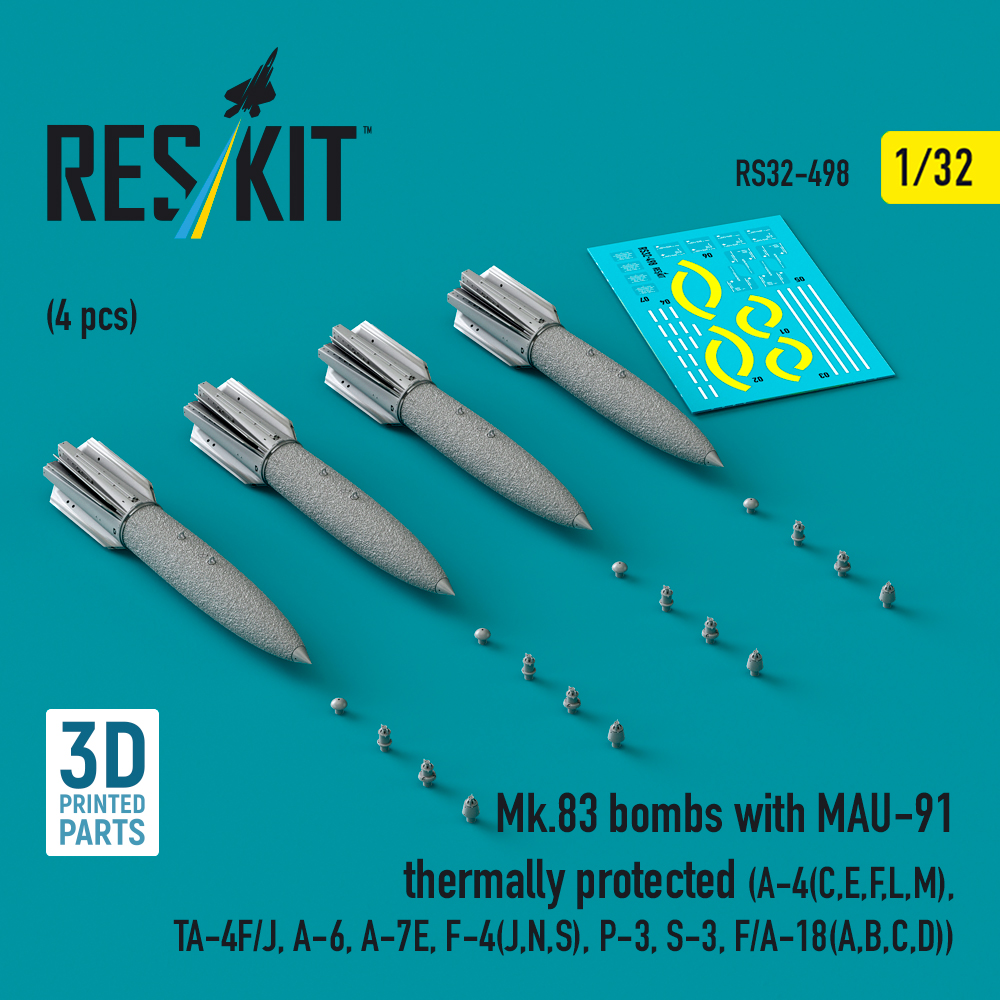 1/32 Mk.83 bombs w/ MAU-91 thermally prot. (4 pcs)