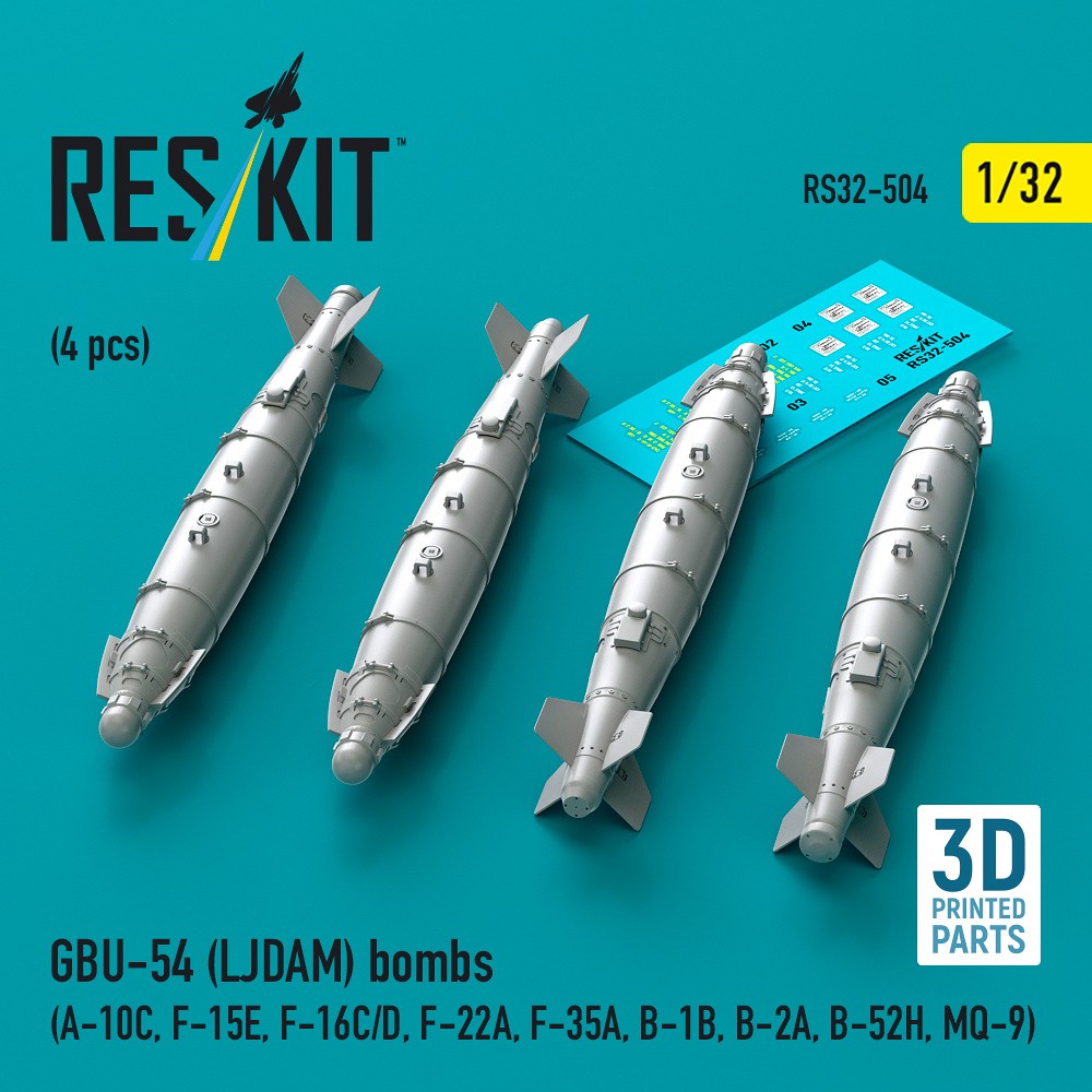1/32 GBU-54 (LJDAM) bombs (4 pcs.)