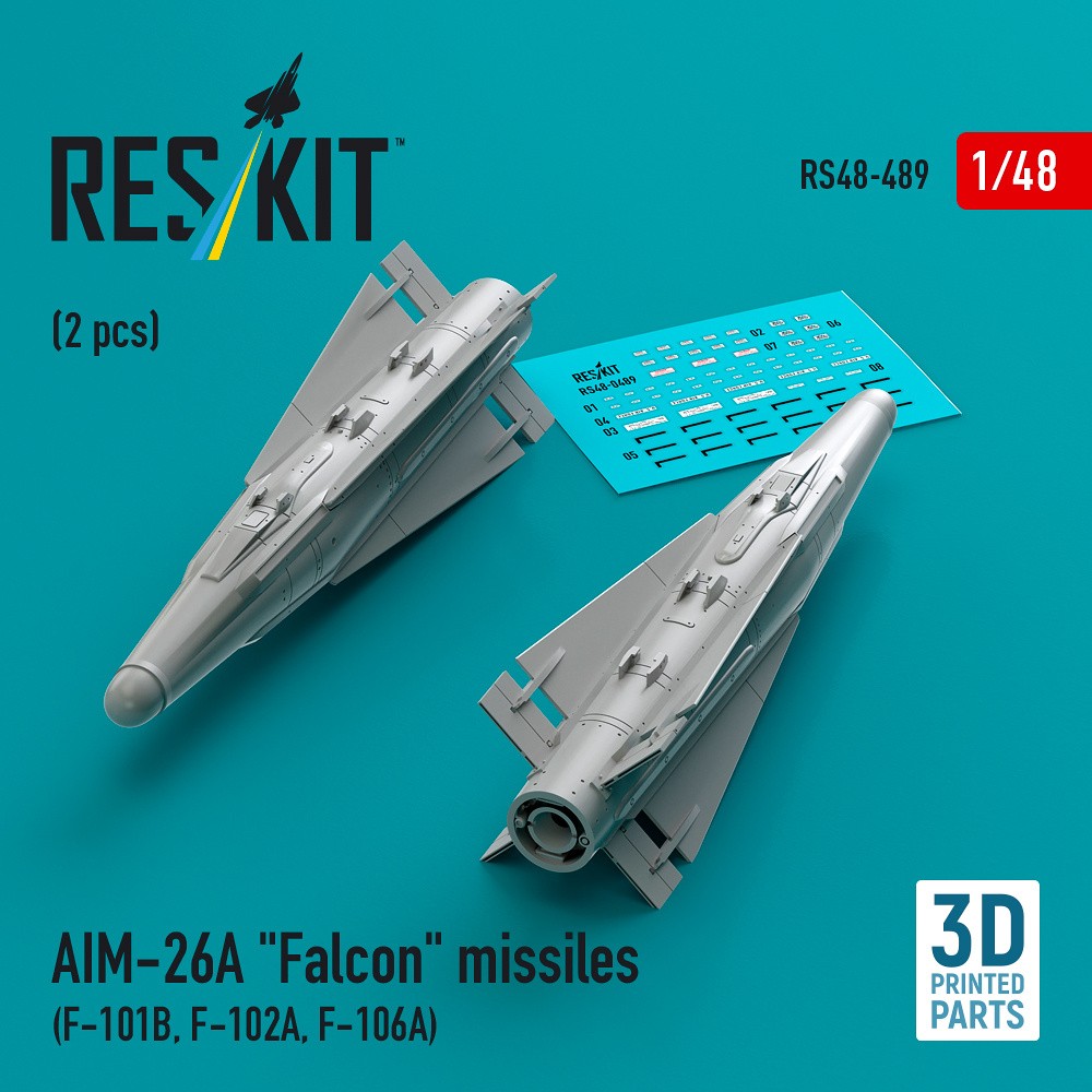 1/48 AIM-26A 'Falcon' missiles (2 pcs.) 