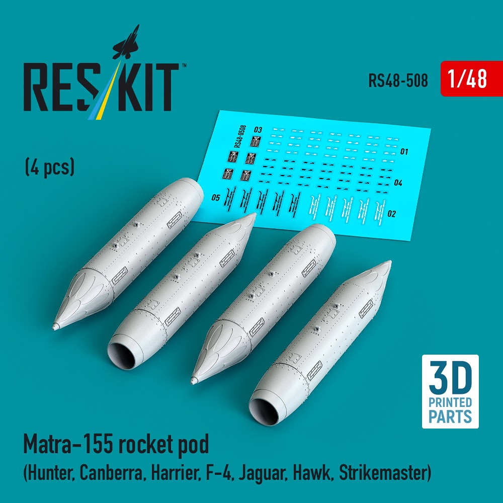 1/48 Matra-155 rocket pod (4 pcs.)