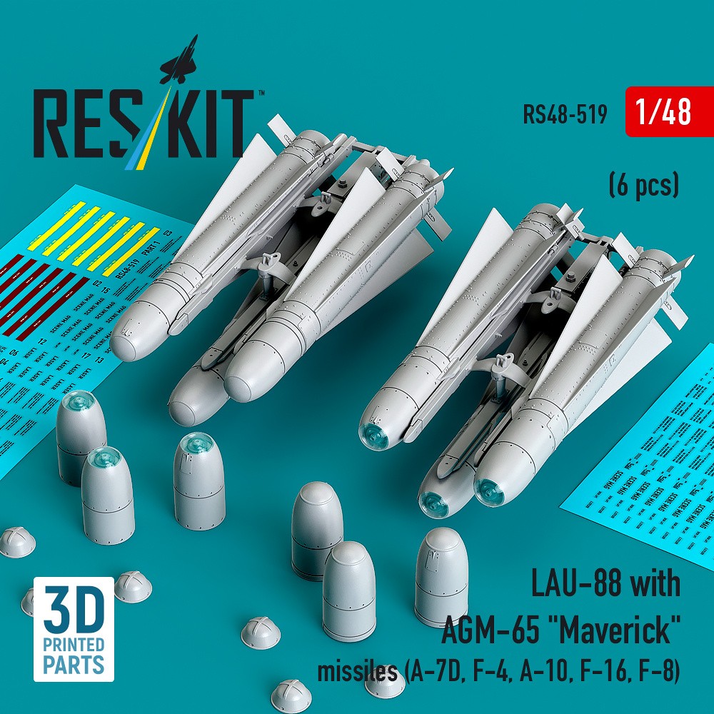 1/48 LAU-88 with AGM-65 'Maverick' (2 pcs.)