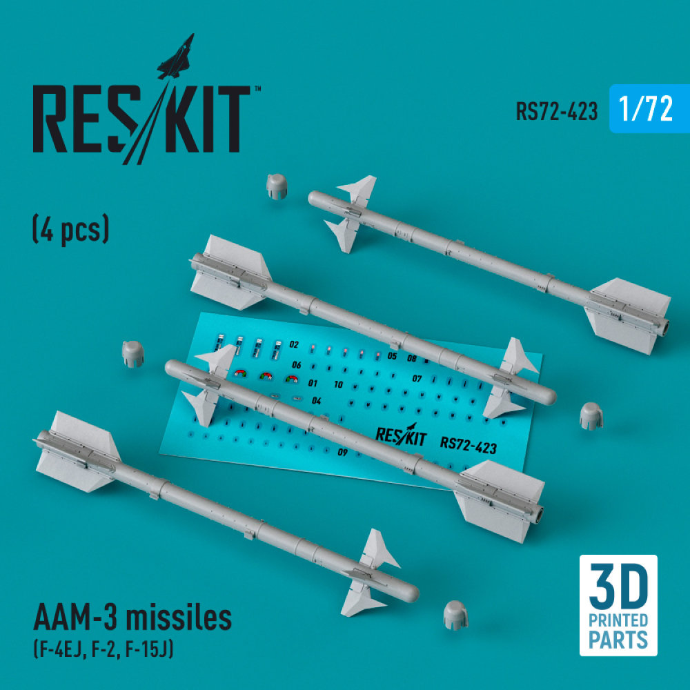 1/72 AAM-3 missiles (4 pcs.)