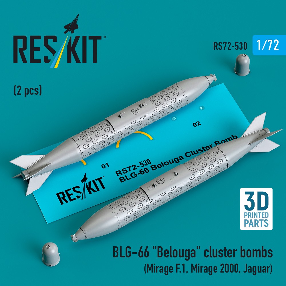 1/72 BLG-66 'Belouga' cluster bombs (2 pcs.)
