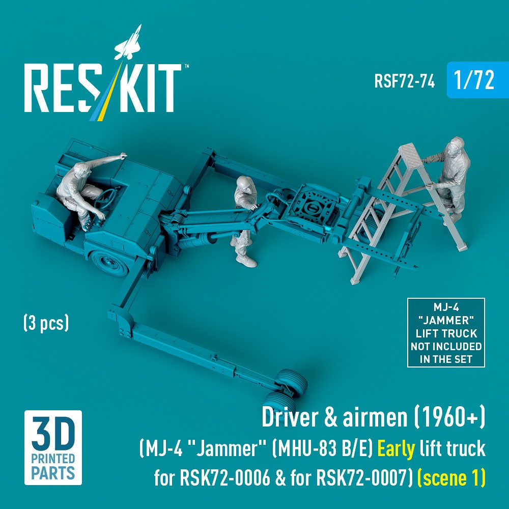 1/72 Driver&airmen (1960+) type 1 (RSK72-0006/07)
