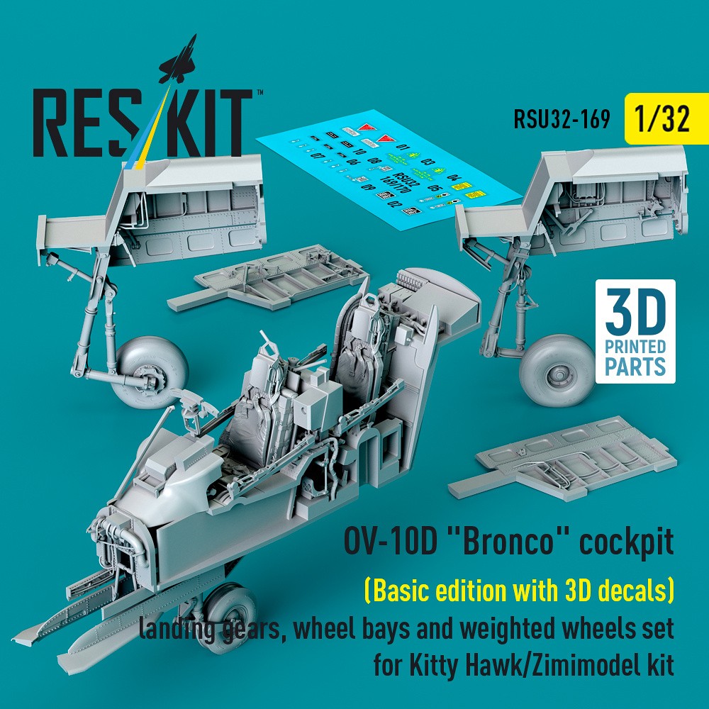 1/32 OV-10D 'Bronco' cockpit - Basic (KITTYH/ZIMI)