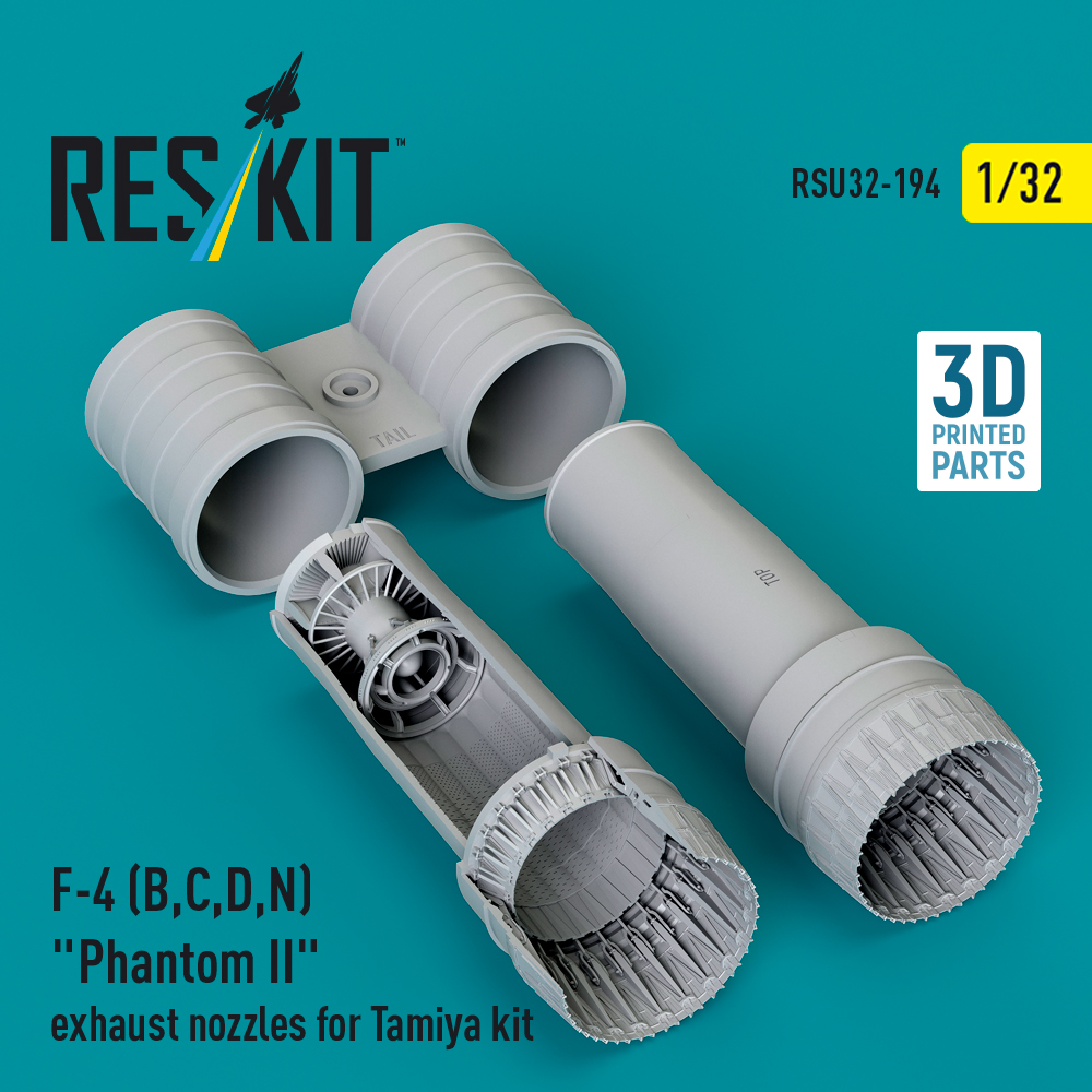 1/32 F-4 (B, C, D, N) 'Phantom II' exh.nozzles
