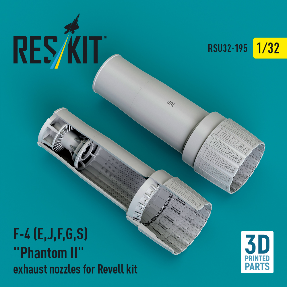 1/32 F-4 (E, J, F, G, S) 'Phantom II' exh.nozzles 