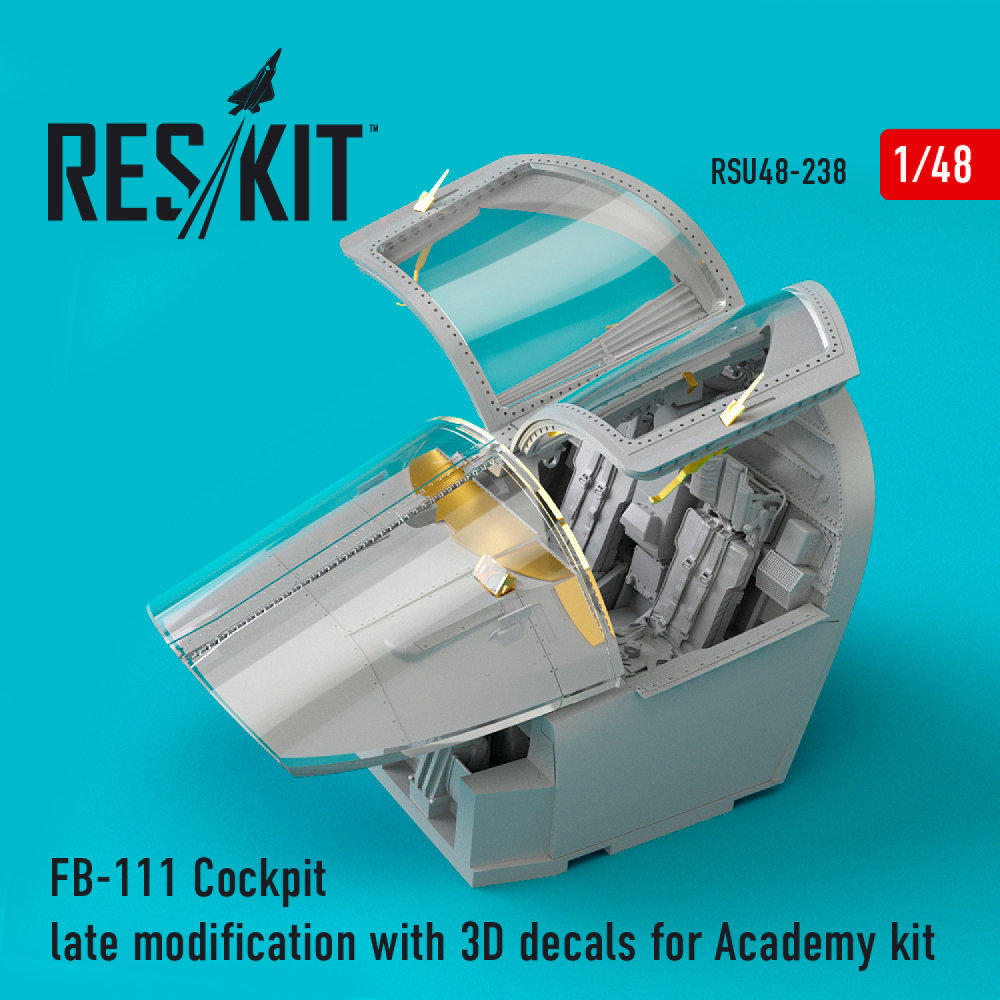 1/48 FB-111 Cockpit late modification w/ 3D (ACA)