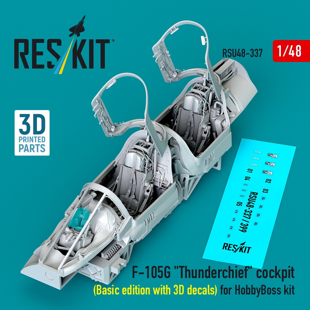 1/48 F-105G 'Thunderchief' cockpit Basic (HOBBYB)