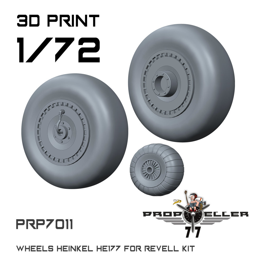 1/72 Heinkel He 177 Wheels (REV)