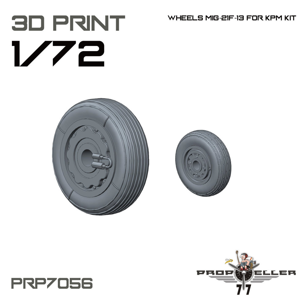1/72 MiG-21F-13 wheels (KPM)