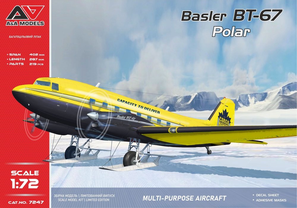 1/72 BT-67 'Polar' with snow skis (3x camo)