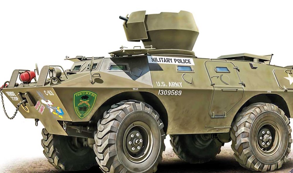 1/72 V-100 with XM-174 automatic grenade launcher
