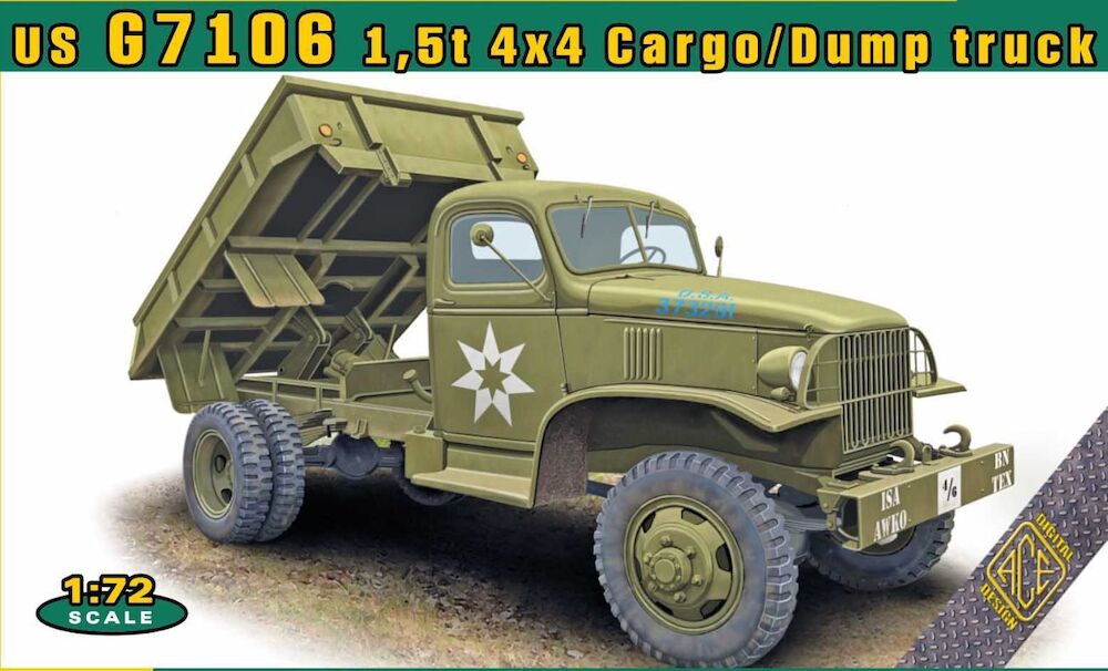 1/72 US G7106 1,5t 4x4 Cargo / Dump truck