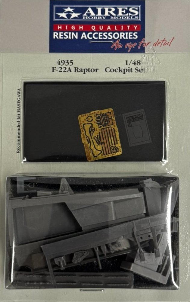 1/48 F-22A Raptor cockpit set (HAS)