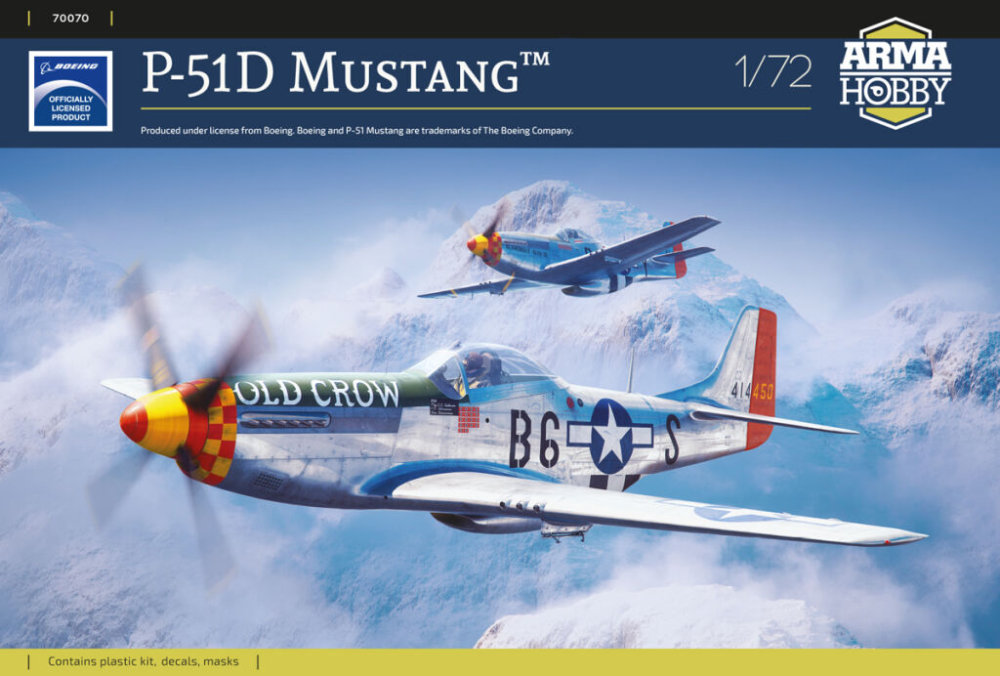 1/72 P-51D Mustang (3x camo)