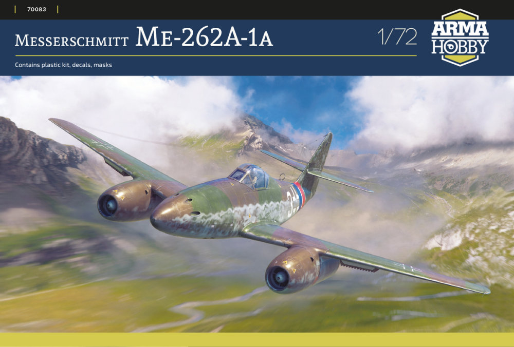 1/72 Messerschmitt Me-262 A-1a (3x camo)