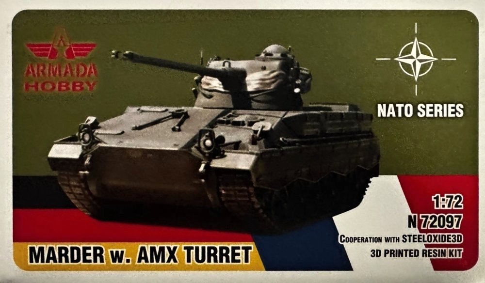 1/72 Marder w/ AMX turret (3D Printed resin kit)