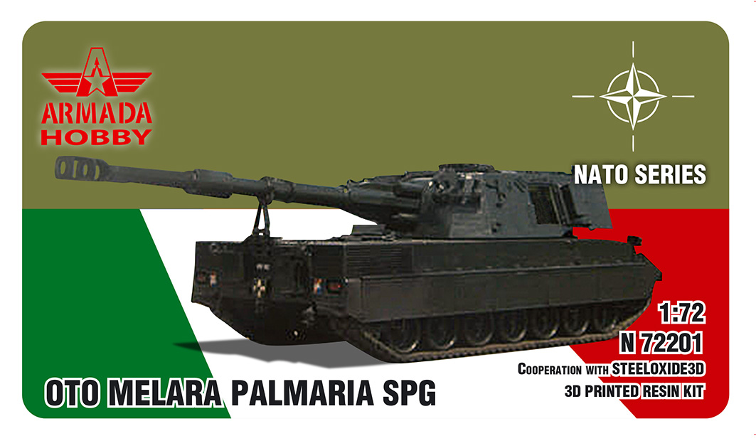 1/72 Oto Melara Palmaria SPG (3D resin kit)