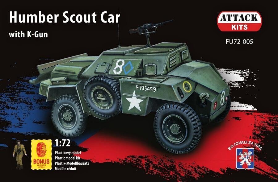 1/72 Humber Scout Car with K-Gun (2x CZ, PL)