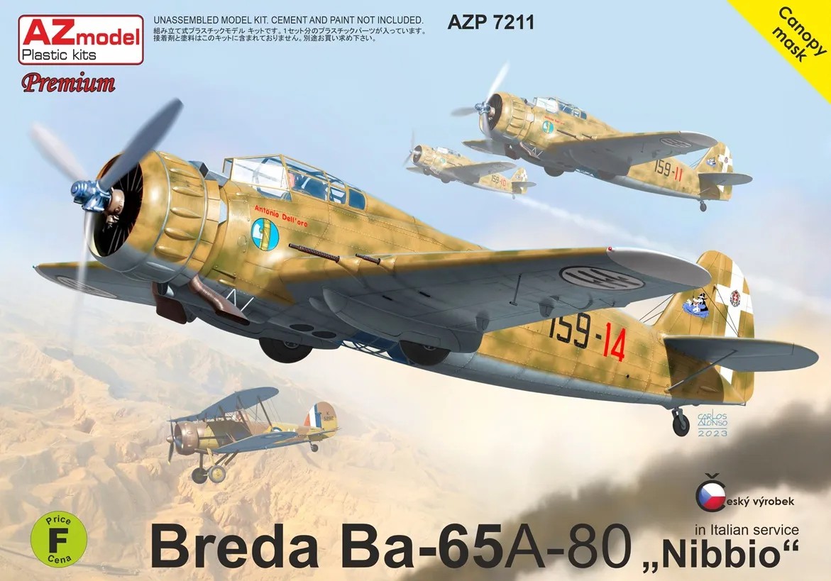 1/72 Breda Ba-65A-80 'Nibbio' (3x camo) PREMIUM
