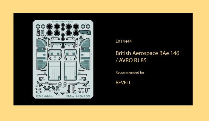1/144 BAe 146-200 / RJ-85 external details (REV)